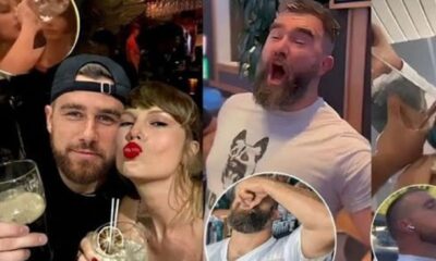 OMG!!! Crazy Party: watch Leaked photoꜱ of Taylor Swift's ‘Private Party’ at Beverly Hills mansion with Travis & Jason Kelce. (yes it’s a family). (+VIDEO)