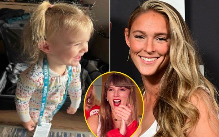 Watch : Kylie Kelce shares Amazing New Song for Taylor Swift by her 4 year old daughter Wyatt : Taylor shocked and overwhelmed ‘she is going to be predecessor’.